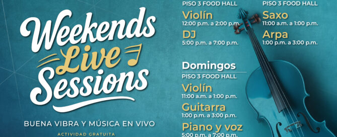 weekends live sessions en pacific center